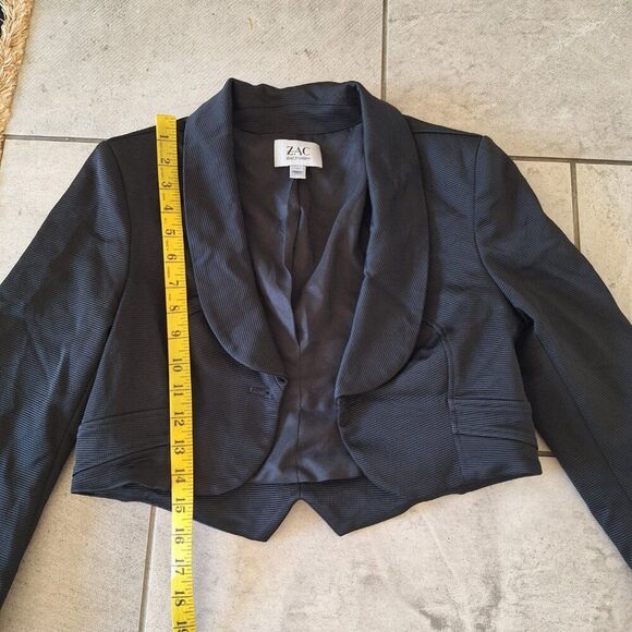 Zac Posen Bolero Jacket  Black Size 6 - Picture 5 of 7